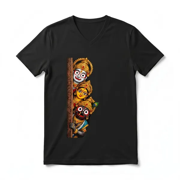 3_siblings_V_Neck_T-Shirt