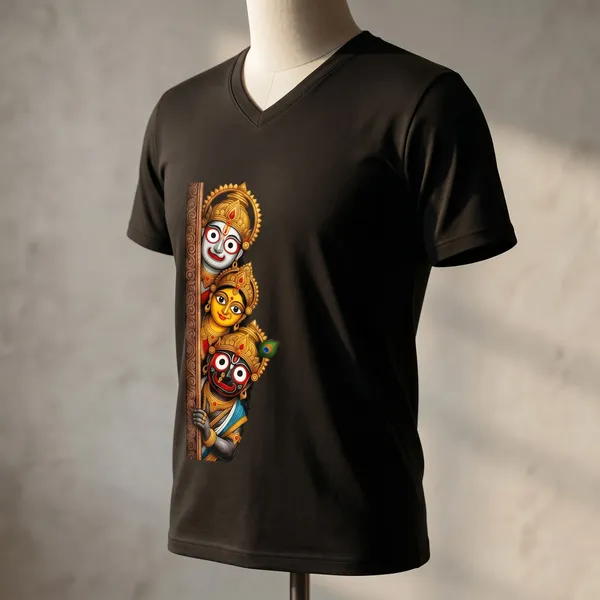 3_siblings_V_Neck_T-Shirt