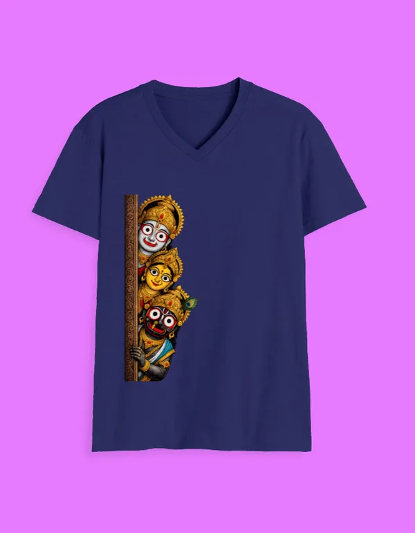 3_siblings_V_Neck_T-Shirt