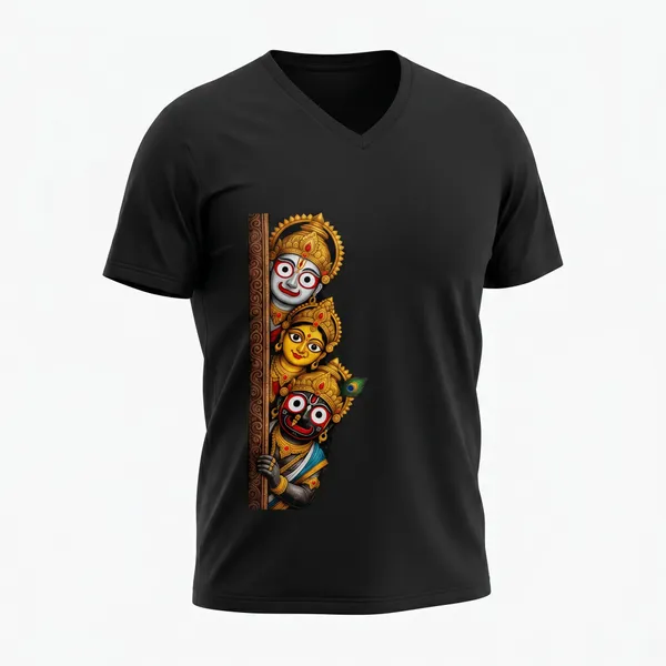3_siblings_V_Neck_T-Shirt