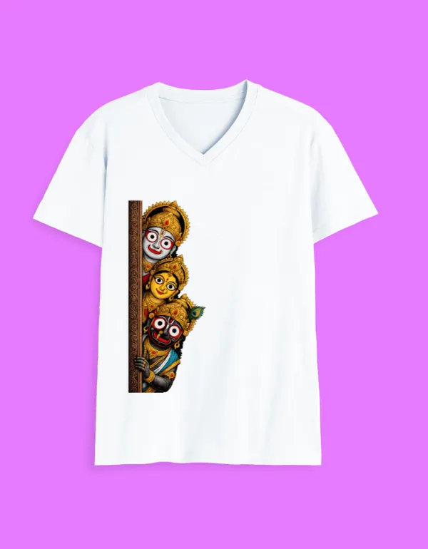 3_siblings_V_Neck_T-Shirt