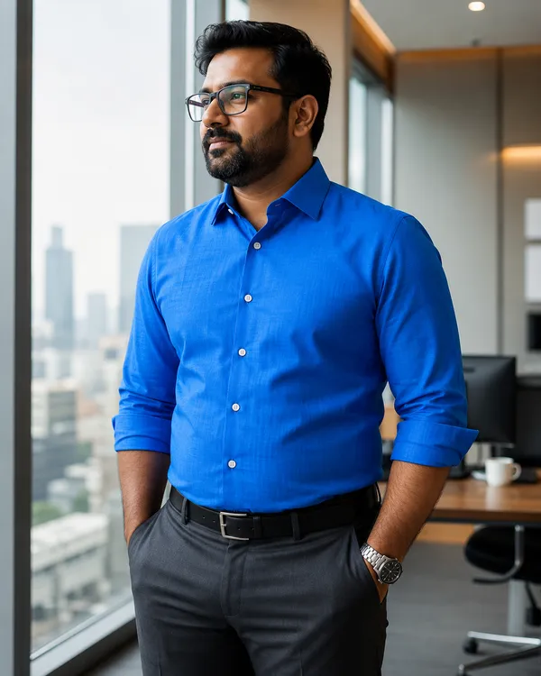 Royal_Blue_Solid_Men_Shirt