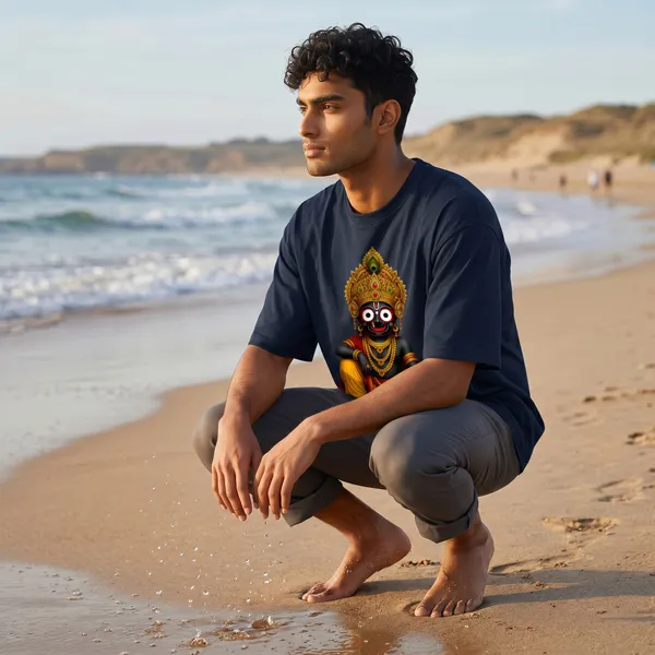 lord_Jaganath_sitting_Terry_Oversized_Tee