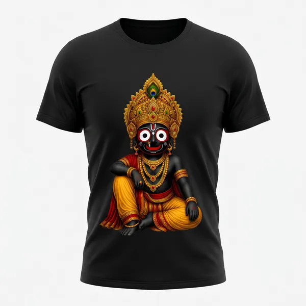 Lord_Jaganath_sitting_Supima_T-Shirt
