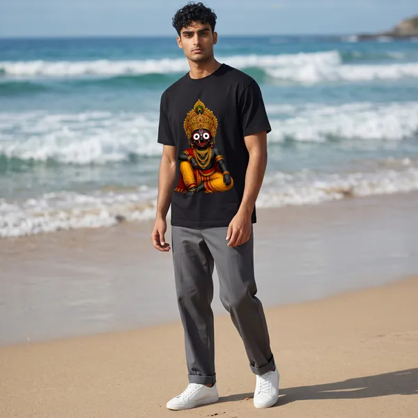 Lord_Jaganath_sitting_Supima_T-Shirt