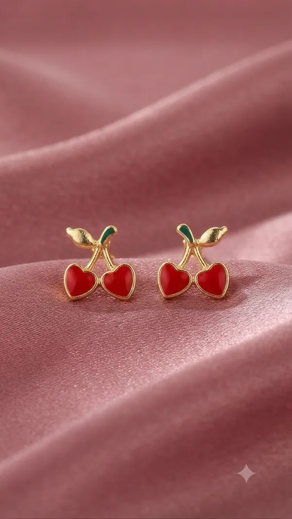 Cherry_stud_earring_for_women_