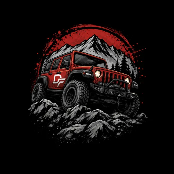 DF-_Oversized_Car_print_T-shirt_for_men