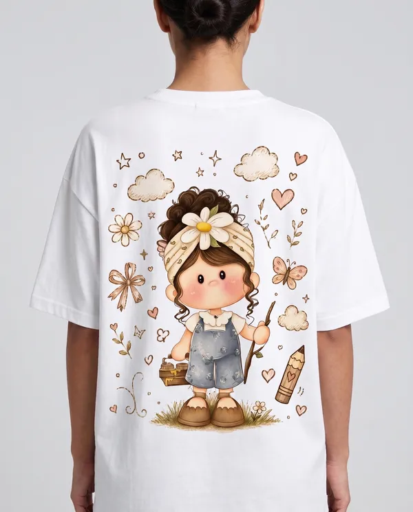 DF-_Oversized_women_printed_T-shirt