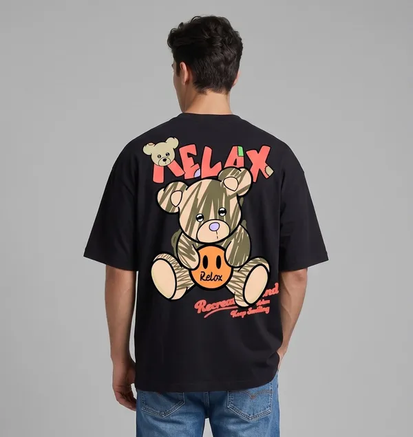 DF-Black_Terry_Cotton_Oversized_Graphic_Print_T-Shirt_For_Men