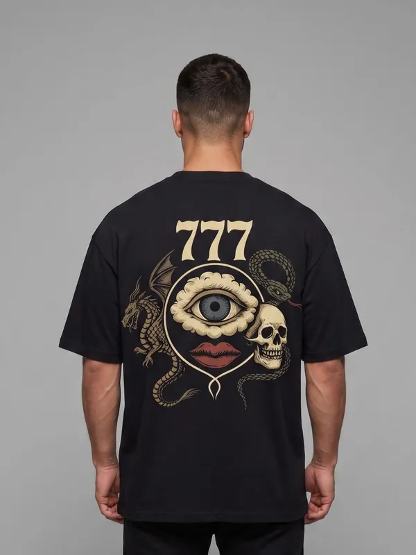 DF-Black_Terry_Cotton_Oversized_777_Graphic_T-Shirt_For_Men