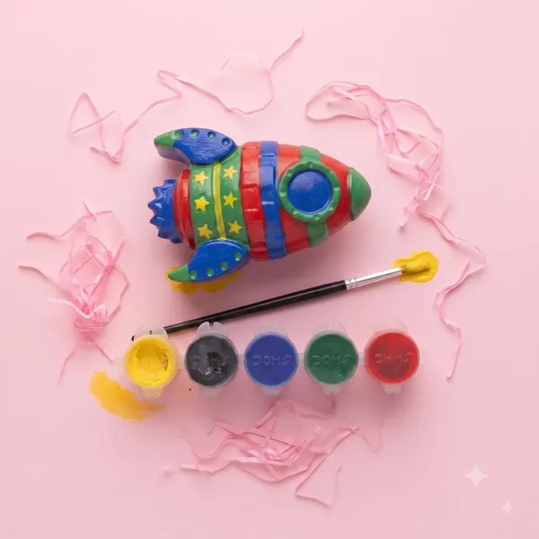 Rocket_DIY_painting_kit_for_children