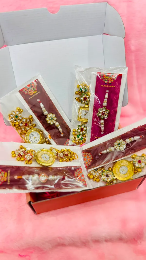 Set_of_4_kashmiri_watch_and_rakhi_for_bhai_bhabhi