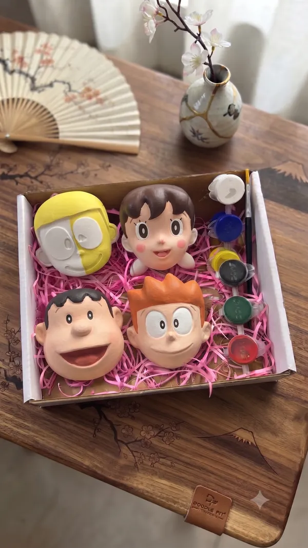 Doremon_characters_DIY_painiting_kit_set
