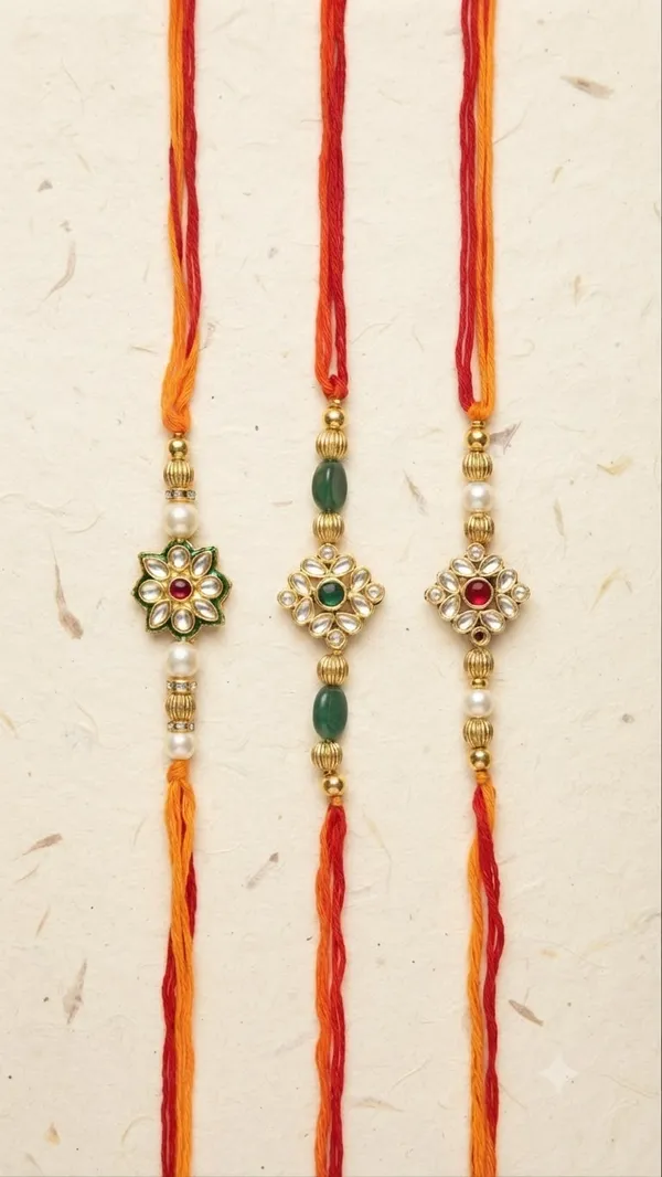 set_of_3_Kundan_rakhi_combo_
