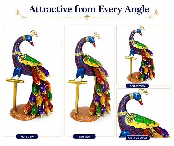 Iron_Enamel_Multicolor_Peacock_Showpiece