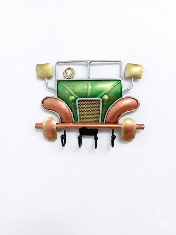 Iron_Vintage_Green_Car_Retro_Wall_Key_Holder