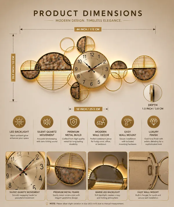 Iron_Modern_Geometric_Gold_Tone_LED_Analog_Wall_Clock
