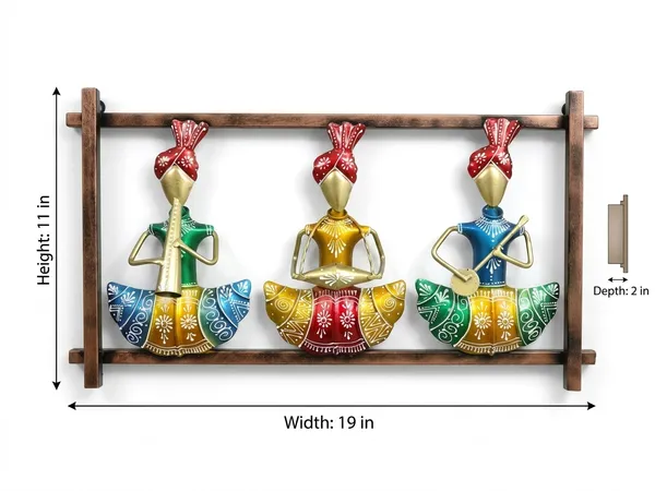 Iron_Frame_Traditional_Musician_Figurine_Wall_Decor_Set_Of_3