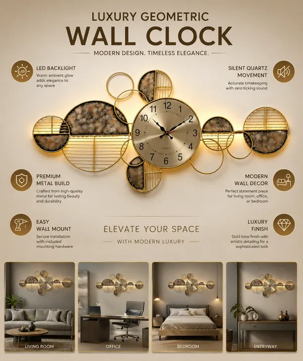 Iron_Modern_Geometric_Gold_Tone_LED_Analog_Wall_Clock