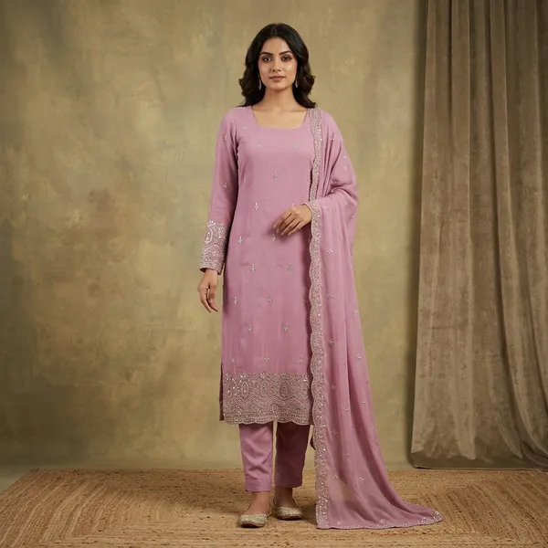 Pink_Fendy_Silk_Kurta_Palazzo_Set_For_Women