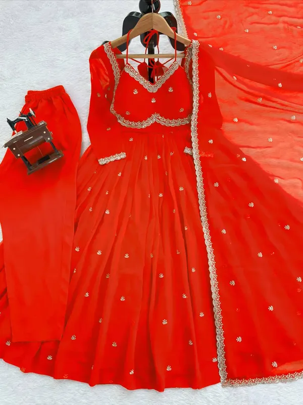 Orange_Foux_Gorgette_Anarkali_Set_For_Women