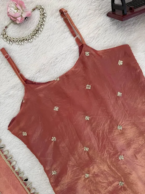Orange_Fendy_Silk_Sharara_Dupatta_Set_For_Women