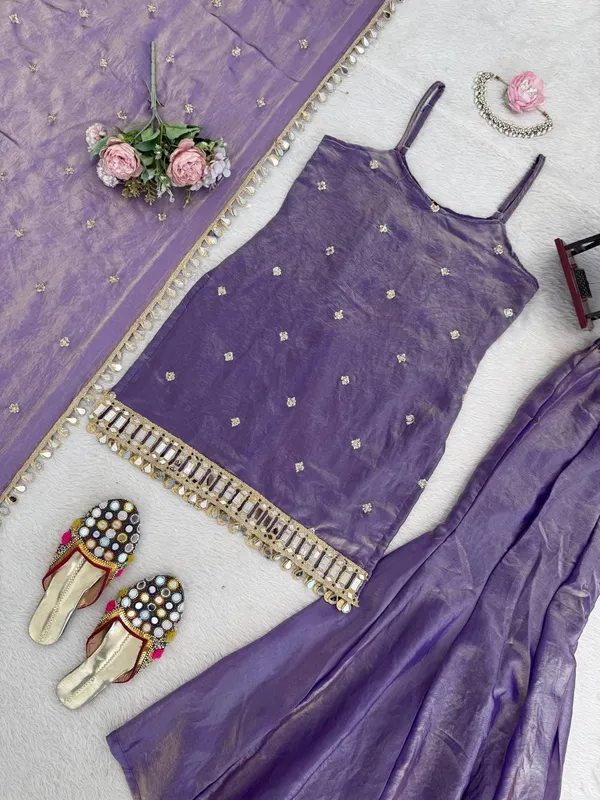 Purple_Fendy_Silk_Sharara_Dupatta_Set_For_Women