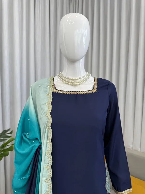 Navy_Blue_Natural_Crep_Kurta_Palazzo_Dupatta_Set_For_Women