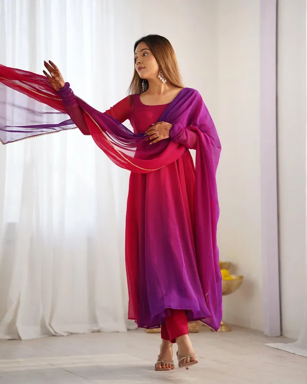 Pink_And_Purple_Heavy_Pure_Soft_Fox_Georgette_Anarkali_Suit_Set_For_Women