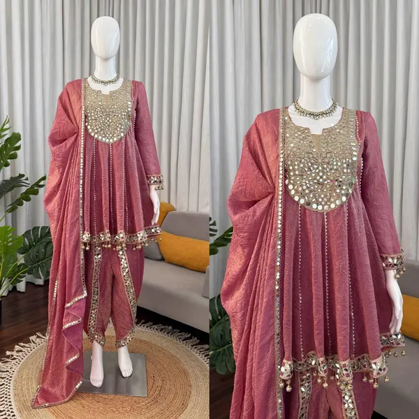 Pink_Gold_Crush_Anarkali_Suit_Set_For_Women