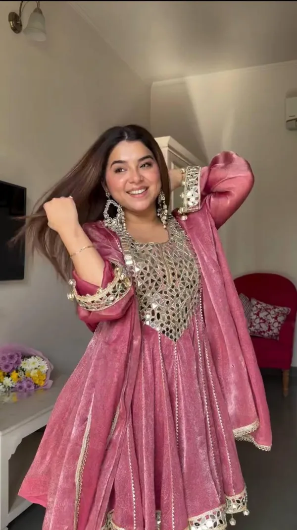 Pink_Gold_Crush_Anarkali_Suit_Set_For_Women