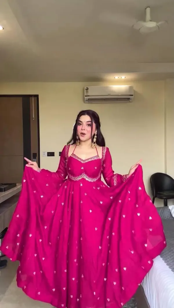 Magenta_Foux_Gorgette_Anarkali_Set_For_Women
