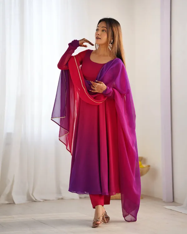 Pink_And_Purple_Heavy_Pure_Soft_Fox_Georgette_Anarkali_Suit_Set_For_Women