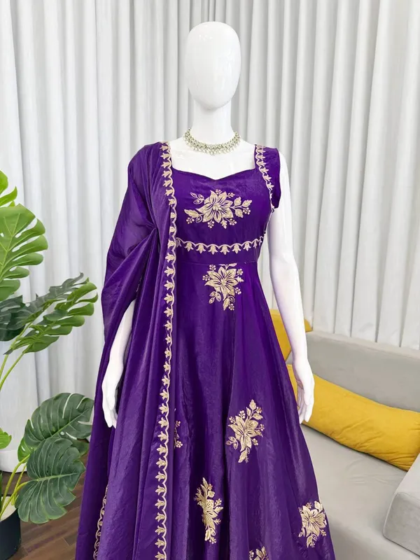 Purple_Fendy_Silk_Lehenga_Choli_Set_For_Women