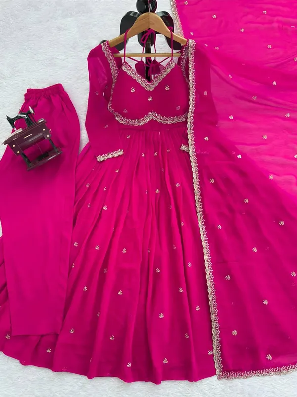 Magenta_Foux_Gorgette_Anarkali_Set_For_Women