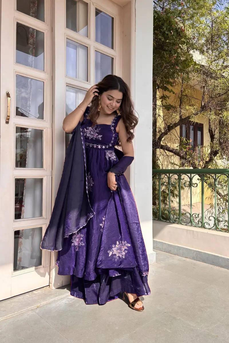 Purple_Fendy_Silk_Lehenga_Choli_Set_For_Women