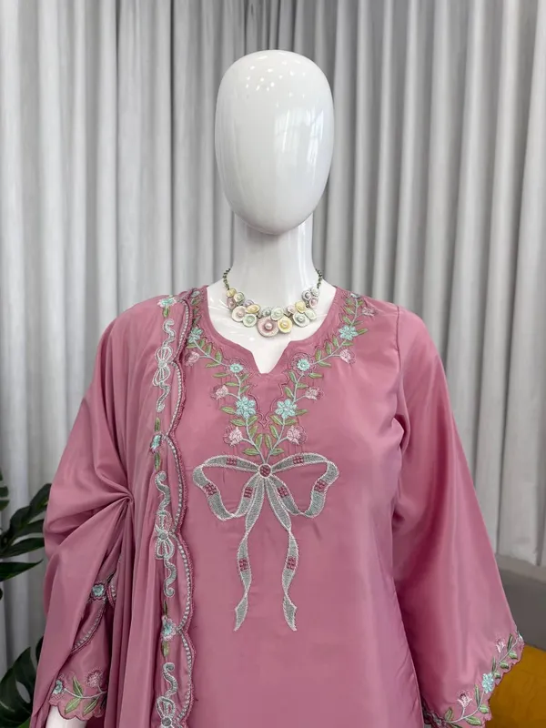 Pink_Natural_Crep_Kurta_Palazzo_Dupatta_Set_For_Women