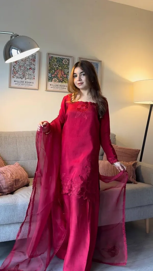 Magenta_Roman_Kurta_Palazzo_Set_For_Women