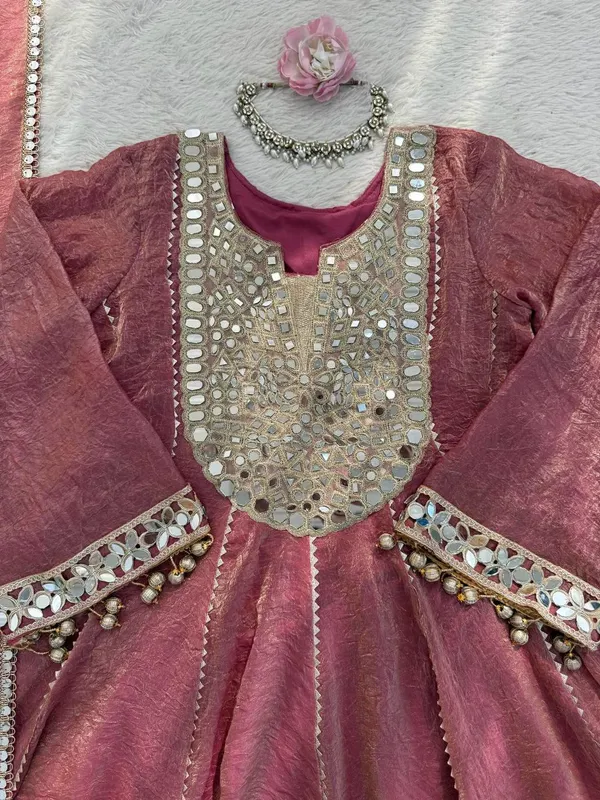 Pink_Gold_Crush_Anarkali_Suit_Set_For_Women