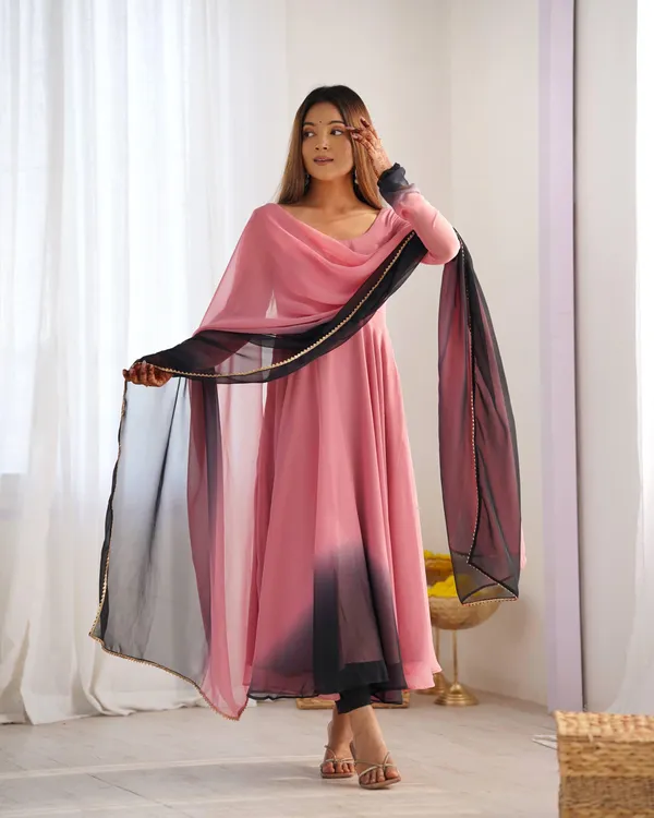 Pink_And_Black_Heavy_Pure_Soft_Fox_Georgette_Anarkali_Suit_Set_For_Women