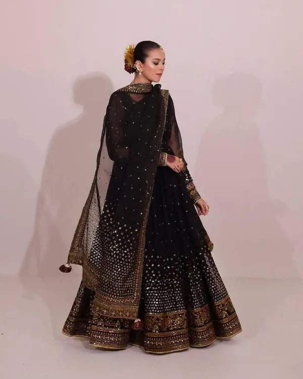 Black_Soft_Butterfly_Net_Anarkali_Lehenga_Set_For_Women