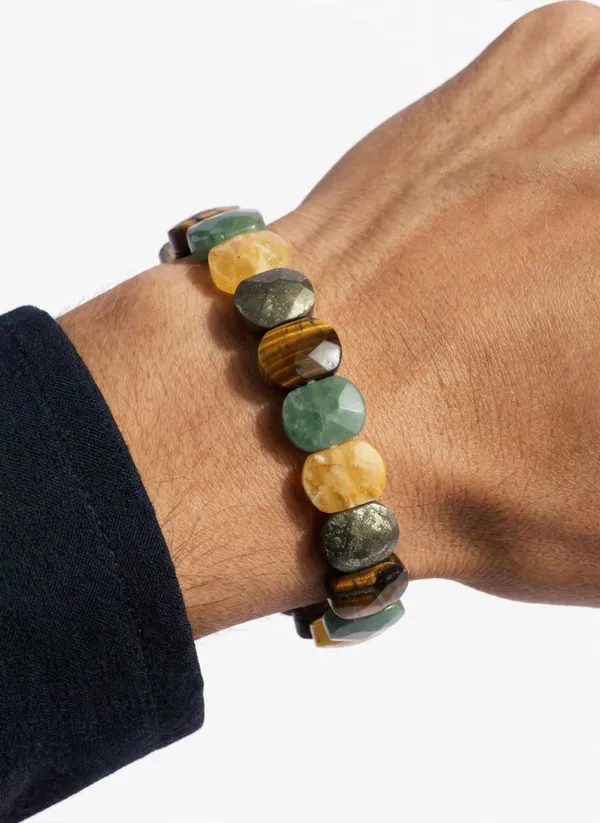 Money_Magnet_Oval_Cut_unisex_Bracelet_semi_premium_stone_