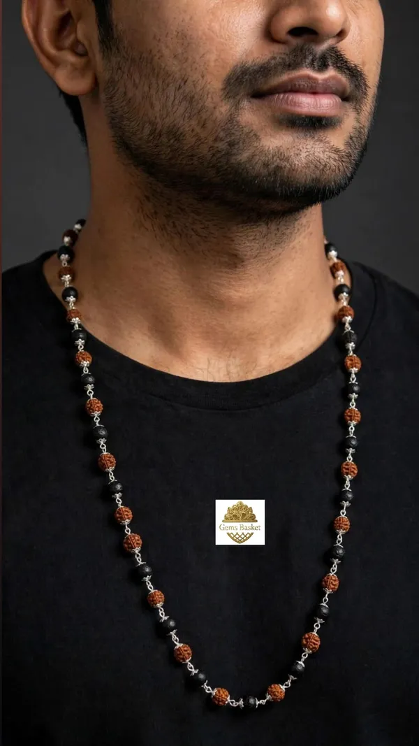 Karungali_&_Rudrakash_Jaap_/wearing_Mala_100%_original_gemstone_