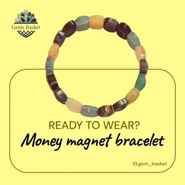 Money_Magnet_Oval_Cut_unisex_Bracelet_semi_premium_stone_