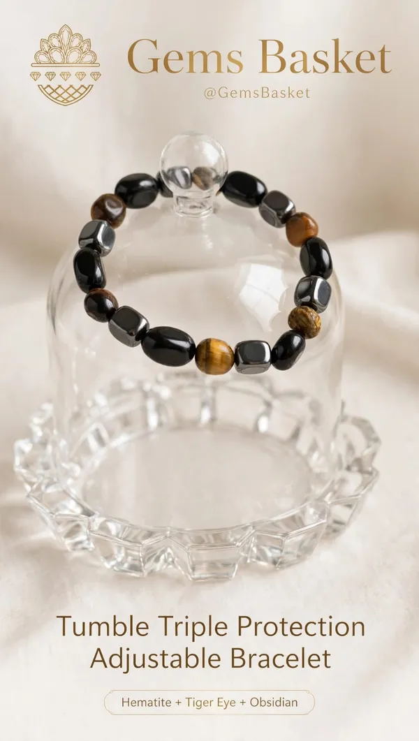 Tumble_Triple_Protection_Bracelet_hematite+tiger_eye_+_obisidian_natural_adjustable_100%_original_with_lab_certificat