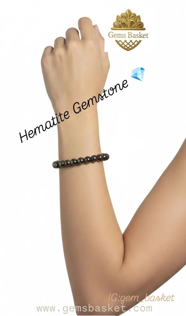 Hematite_black_Shiny_crystal__Premium_quality_bracelet_