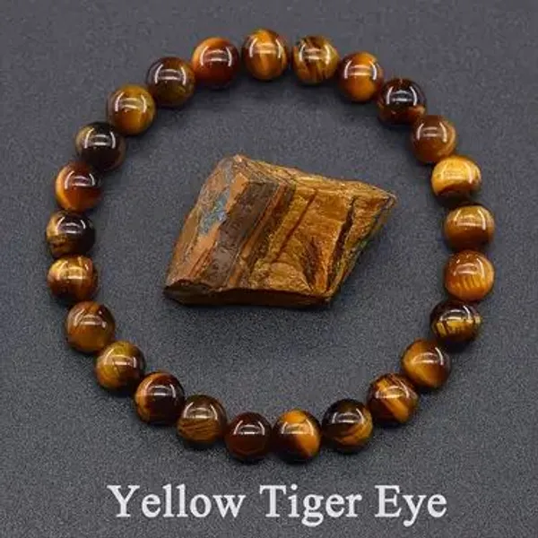 Golden_Brown_Natural_Tiger_Eye_Beaded_Stretch_Bracelet_For_Men_And_Women