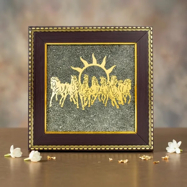 Pyrite_7_Horses_Decorative_Wall_Art_Frame