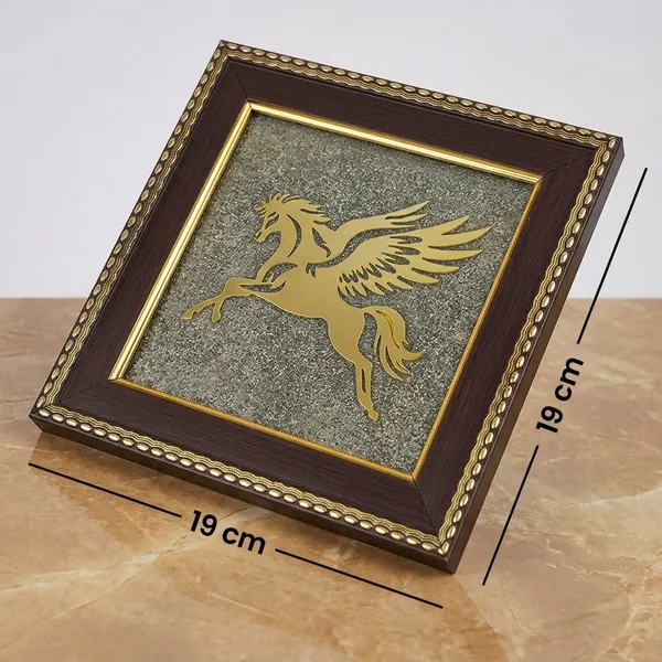 Pyrite_Flying_Horse_Decorative_Wall_Art_Frame_for_Vastu
