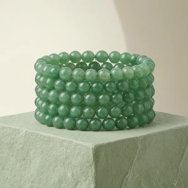 Green_Natural_Aventurine_Beaded_Stretch_Bracelet_For_Men_And_Women